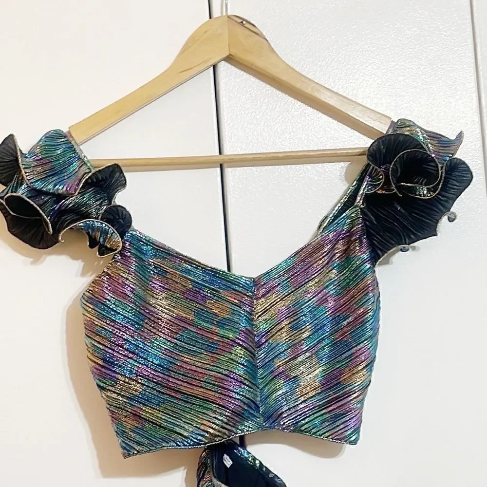 SAYLOR x Free People Multicolor Iridescent Gianna Set Size S